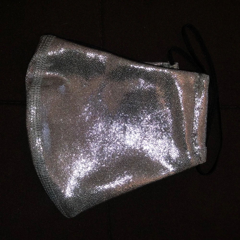 (3 for $15) Silver Reusable Mask